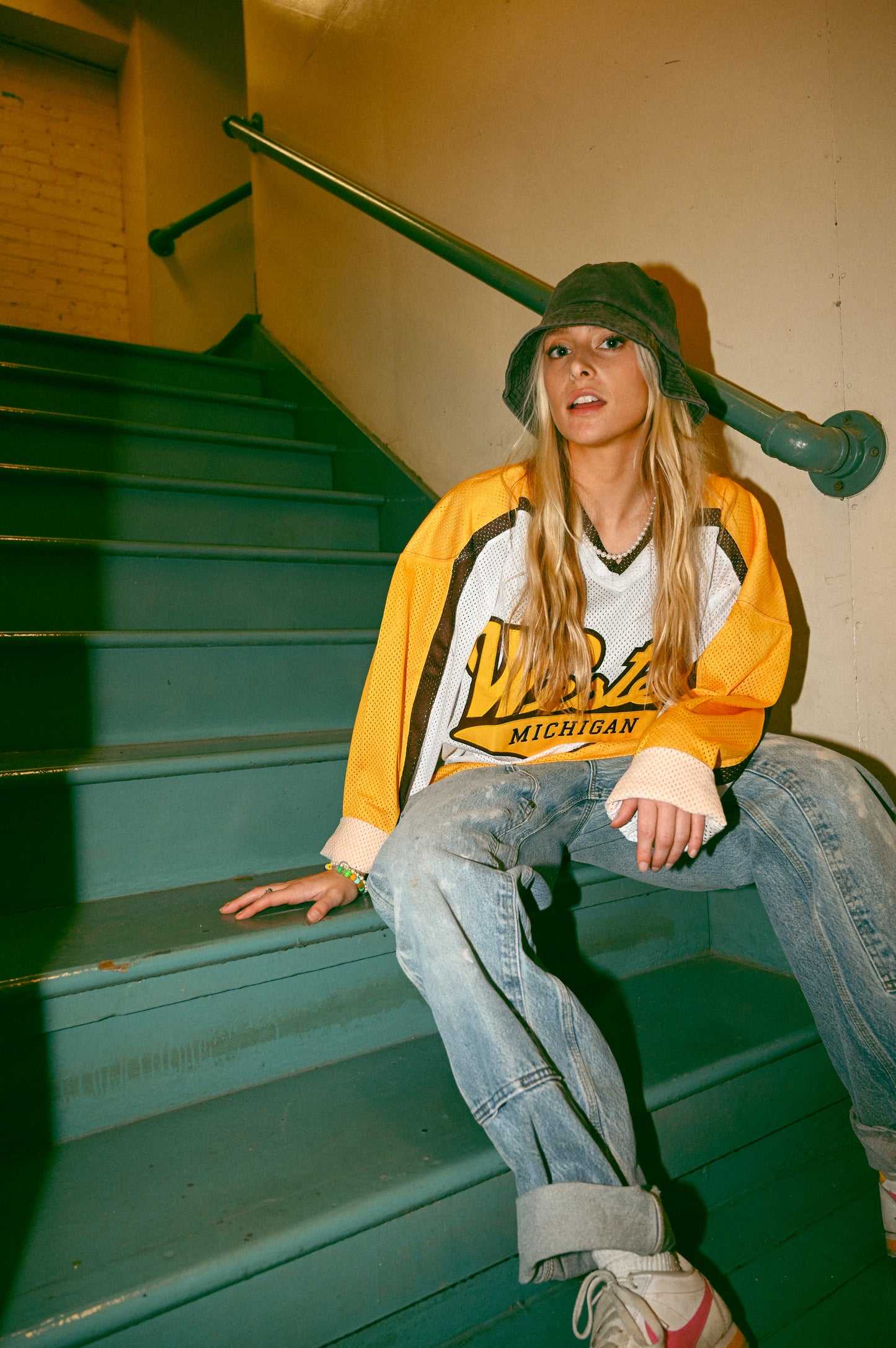 Officially Licensed Western Michigan Broncos 1980s Hockey Jersey — White