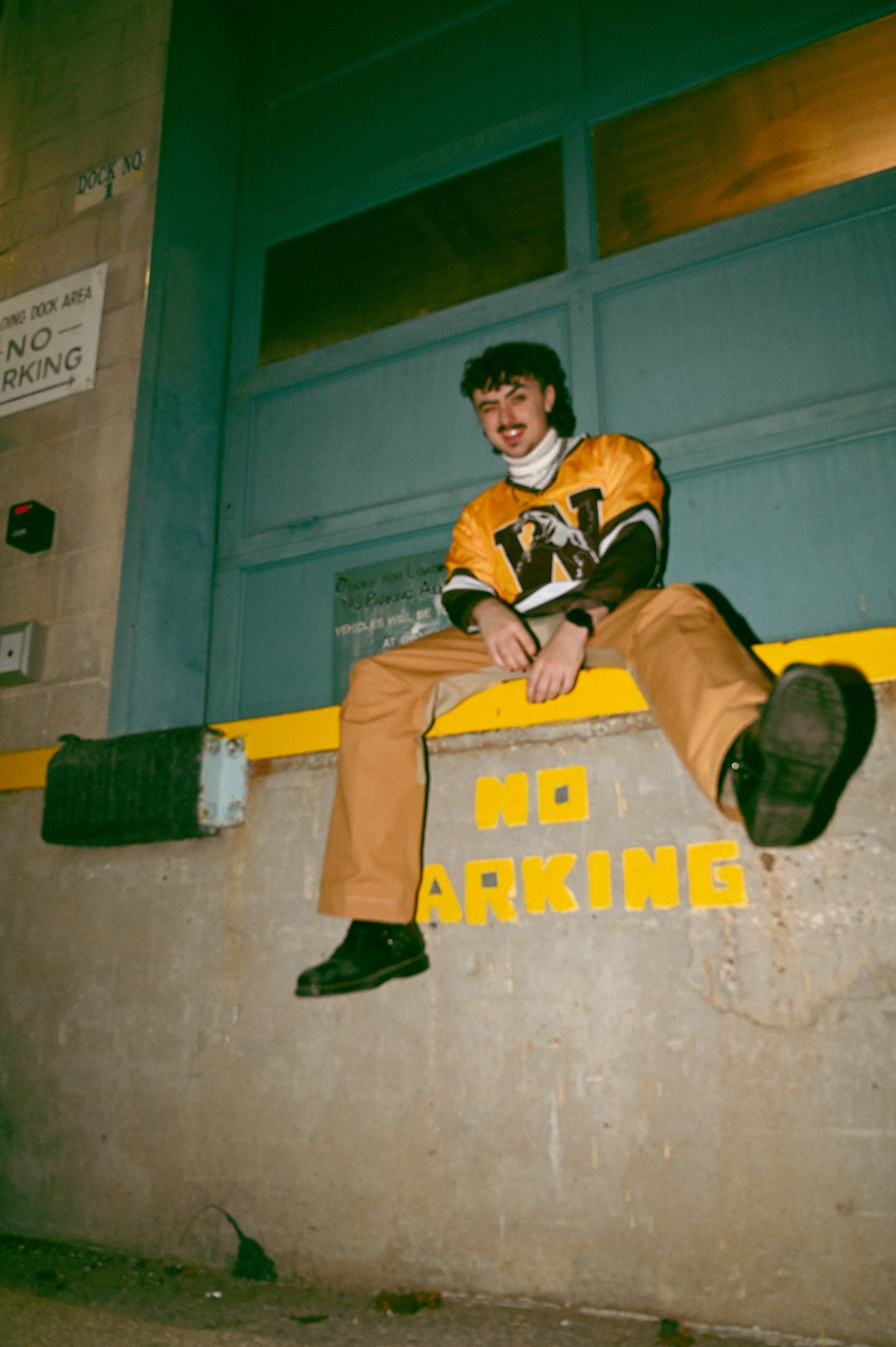 Officially Licensed Western Michigan Broncos 1990s Hockey Jersey — Gold