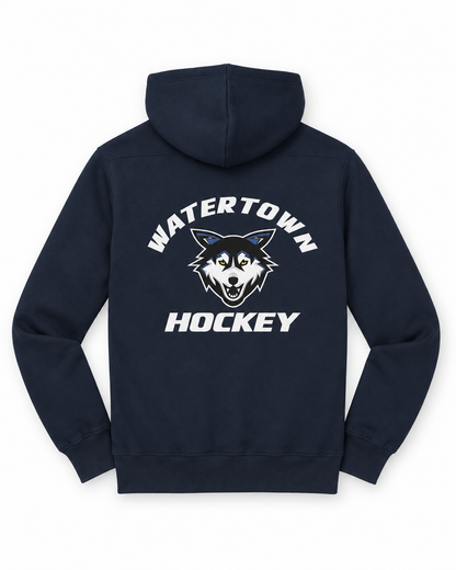 Watertown Wolves Lace Up Hockey Hoodie