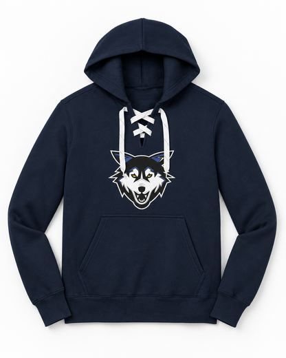 Watertown Wolves Lace Up Hockey Hoodie